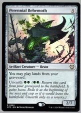 Perennial Behemoth 0262 Non Foil Rare Outlaws of Thunder Junction MTG NM