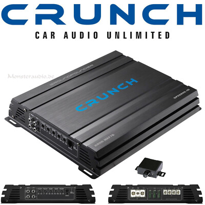 Crunch 2200 Watt Digital Verstärker GPX-2200.1D 1-Kanal Auto Endstufe Subwoofer