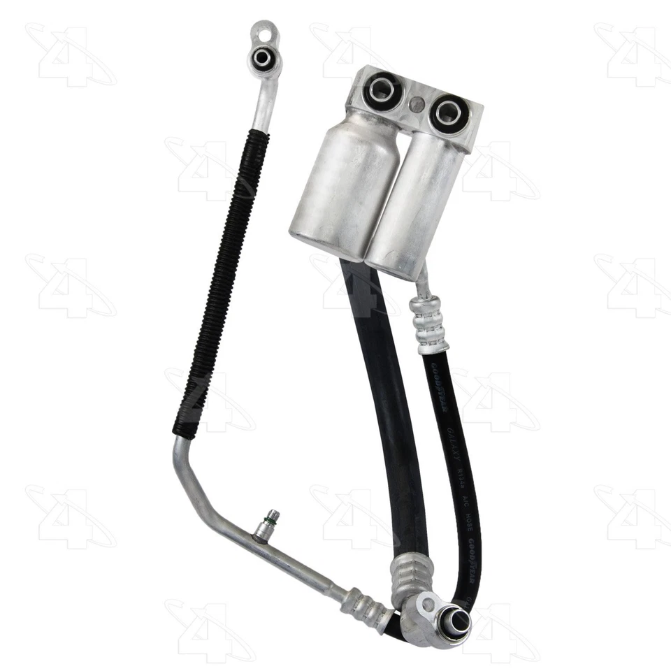 Conjunto de manguera de línea de succión de descarga para GMC Sierra 1500 HD 2001-02 4 estaciones Foto 4 de 4