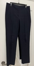 Diane Von Furstenberg Navy Straight Leg Dress Pants Size 12