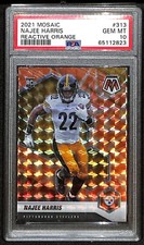 2021 Panini Mosaic Football Rookie Reactive Orange #313 Najee Harris PSA 10