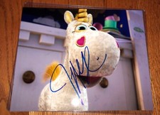 Hand Signed Jeff Garlin Voice of Buttercup, the Unicorn Toy Story 8x10 Photo 