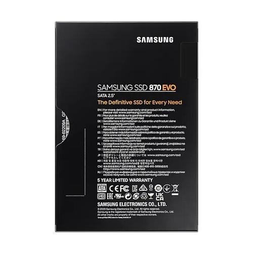 Original Samsung 870 EVO SATA 2.5" SSD 500GB 560/530 MB/s Speeds MZ-77E500B - 第 7/8 張圖片