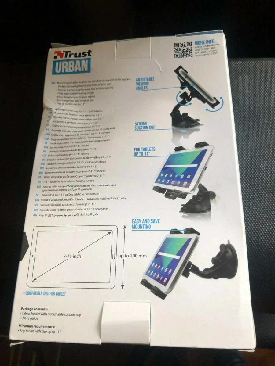 NEW: Universal In Car Suction Mount iPad & Samsung Galaxy Tablet 7 To 11"