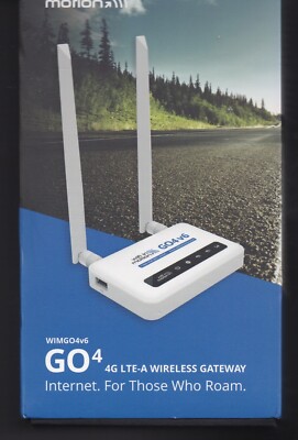 WIFI IN MOTION GO4 ROUTER BUNDLE WITH MOUNT AND VEHICLE CHARGER WIM-GO4-VG RV