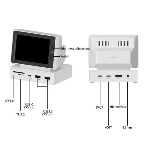 3.5inch IPS Mini Computer Secondary Screen LCD Display Monitor Multi interfaces, - Picture 9 of 17