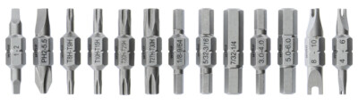 Wiha 77783 13 Piece Double Ended Security Bit Reload for 26-in-1 Ultra Driver