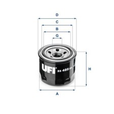 UFI 23.485.00 Ölfilter für HYUNDAI KIA MITSUBISHI SMART  passend für SUBARU