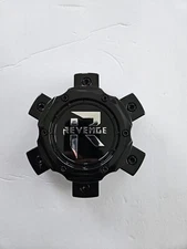 Revenge Offroad wheels Center Cap Gloss Black For RV201-RV204 - 6 Lug