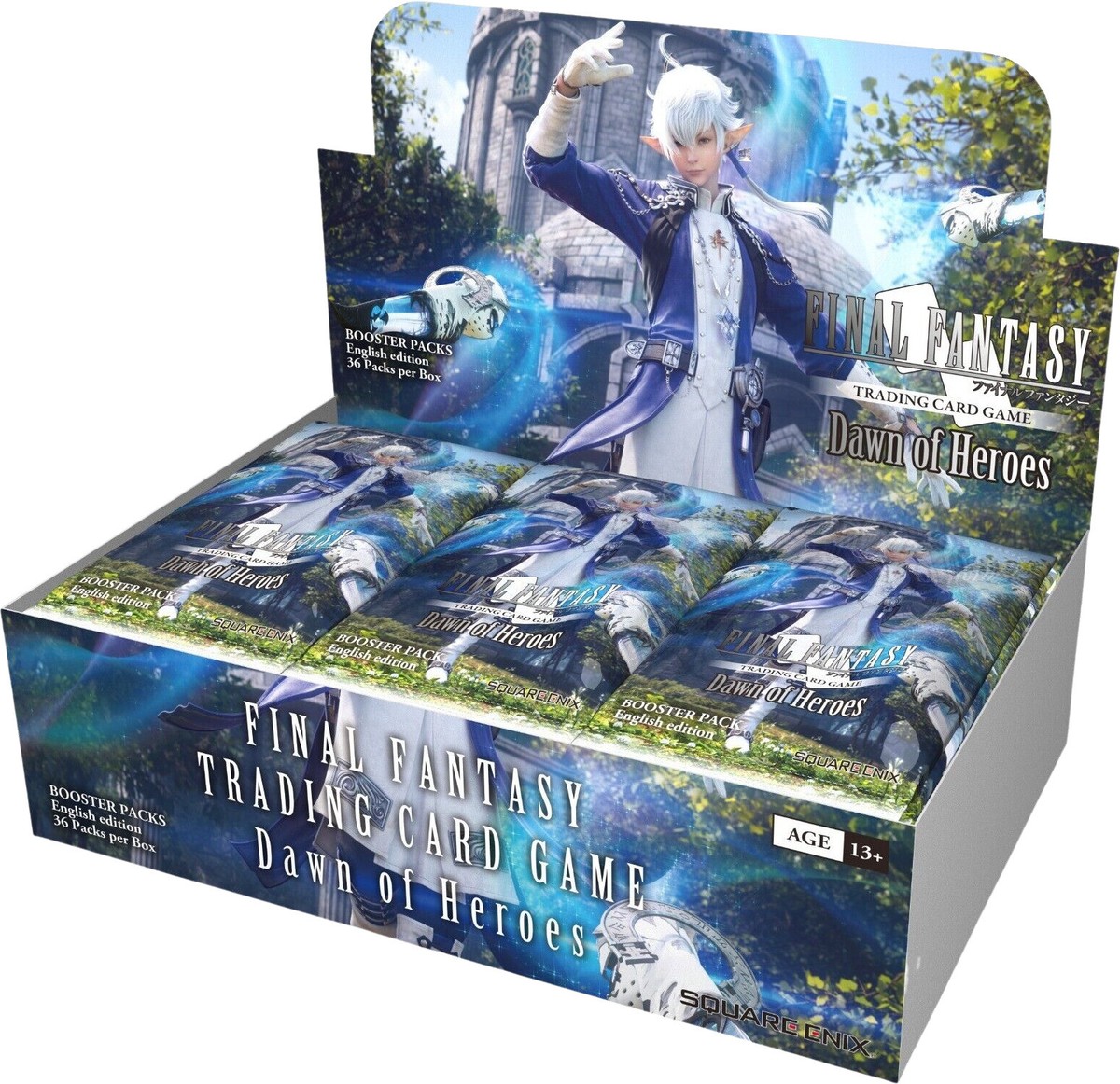 ffxiv booster box Final Fantasy TCG Opus XIV Azem Pin Square Enix Final Fantasy TCG