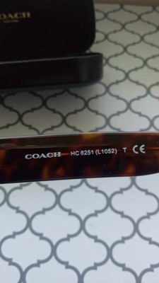 Coach Zoey Heart Sunglasses L1052 HC8251 Dark Tortoise Shell  display picture 1