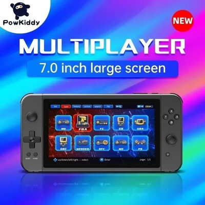 Powkiddy X70 Inch HD Screen Retro Handheld Game Console