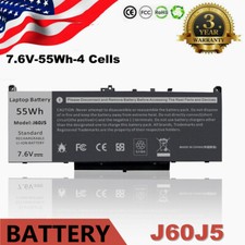 J60J5 Battery/Charger For Dell Latitude E7270 E7470 Series Laptop R1V85 451-BBSX