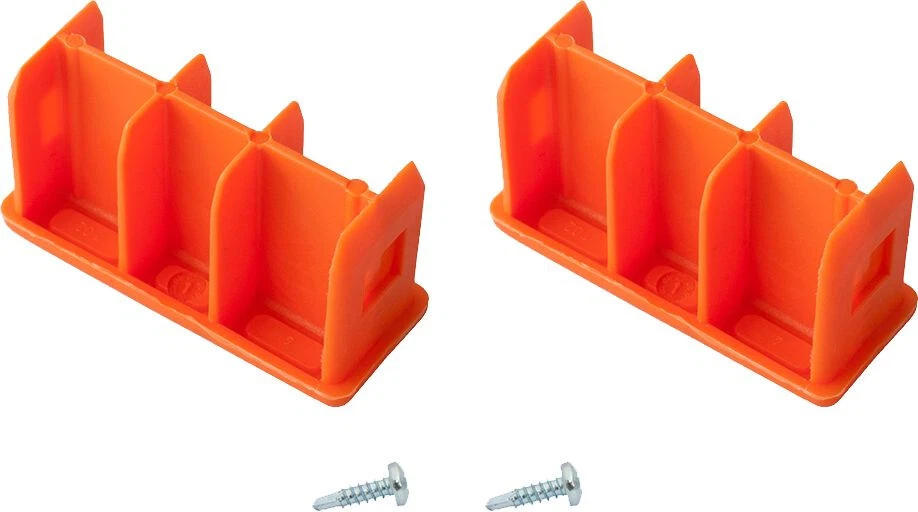 Kopfstopfen 64 x 25 mm orange 2 Stück Krause 211200 für MONTO Sprossenleitern - Bild 4 von 4