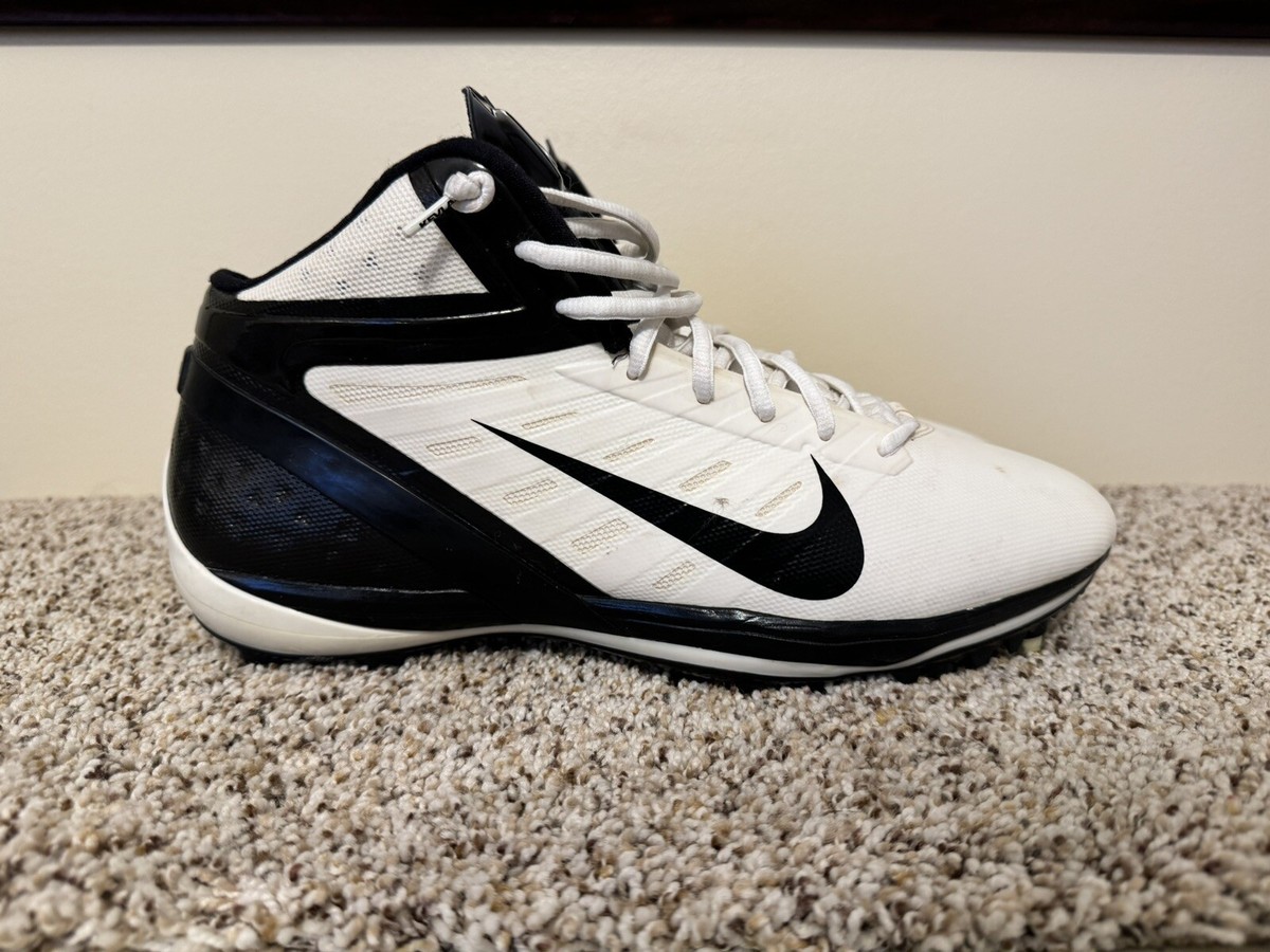 Nike Alpha Talon Elite 3/4 TD Mens Football Cleats, White 