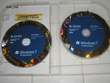Microsoft Windows 7 Professional Full Retail Version 32 bit & 64 bit MS WIN PRO 