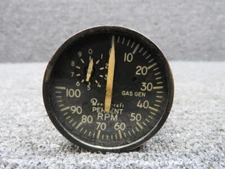 22-279-05A (Alt: 50T-380034) Garwin Tachometer Indicator (Worn Inner Face)