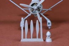 S.B.S Models, 1:48 , 48073, Westland Lysander propeller set for Eduard/Gavia kit