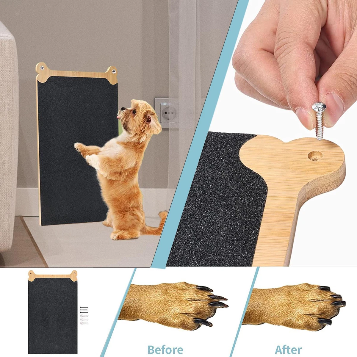 Dog nail trim mat top