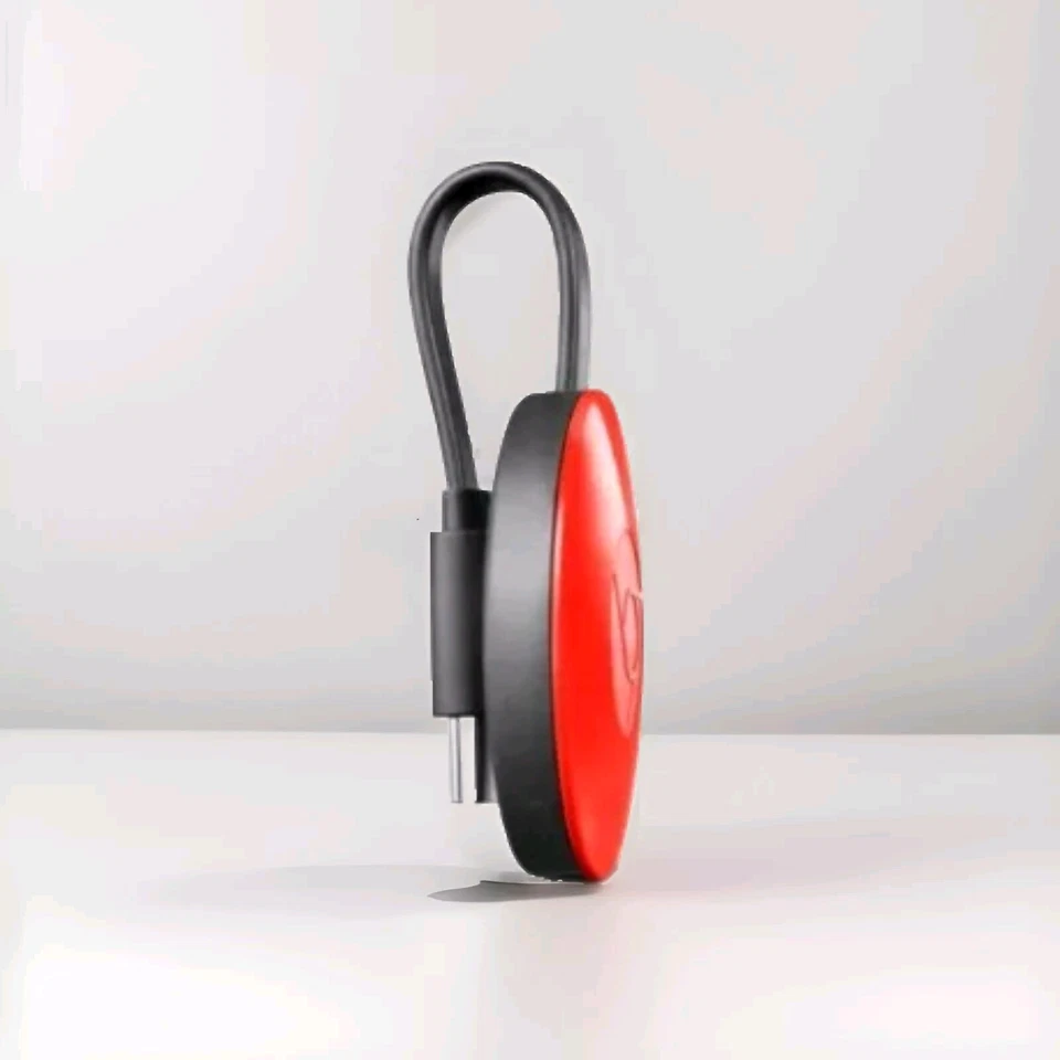 Google Chromecast (2nd Generation) Media Streamer - Poppy Red - Image 2 of 4