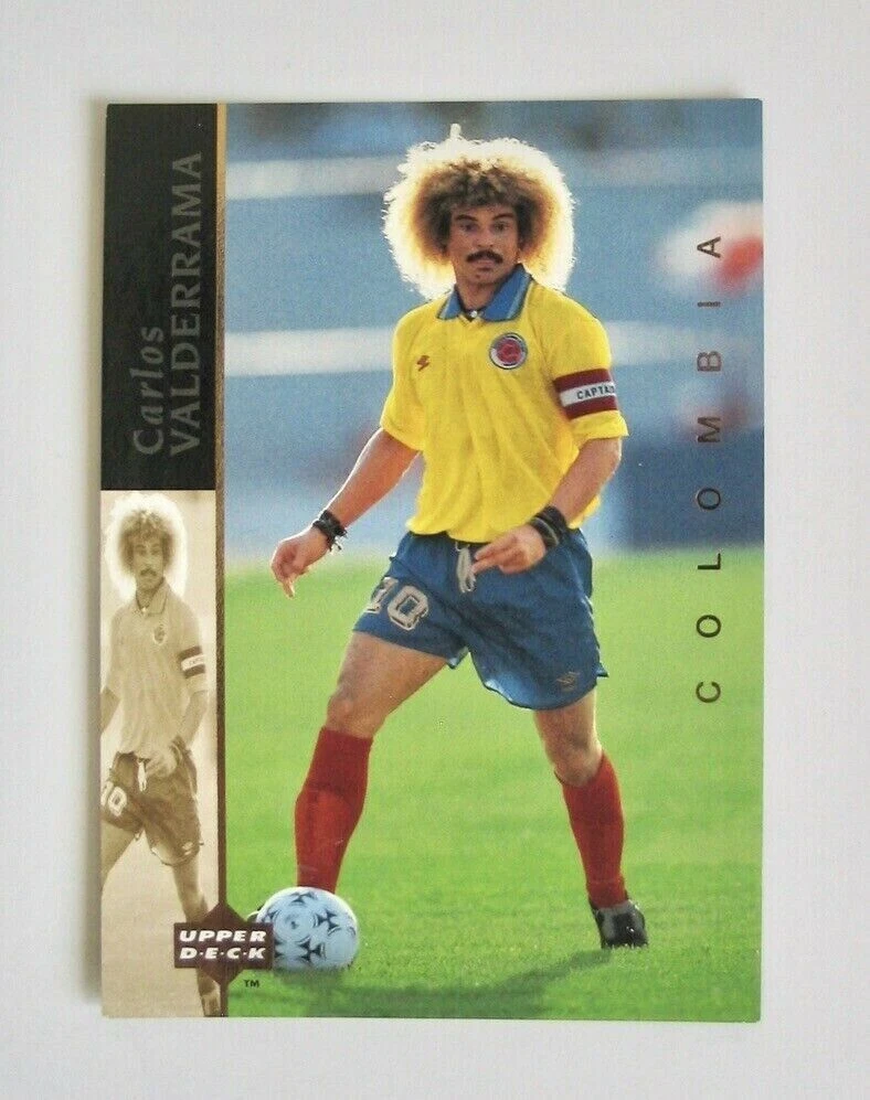 Carlos Valderrama Soccer Rookie Sports Trading Cards & Accessories