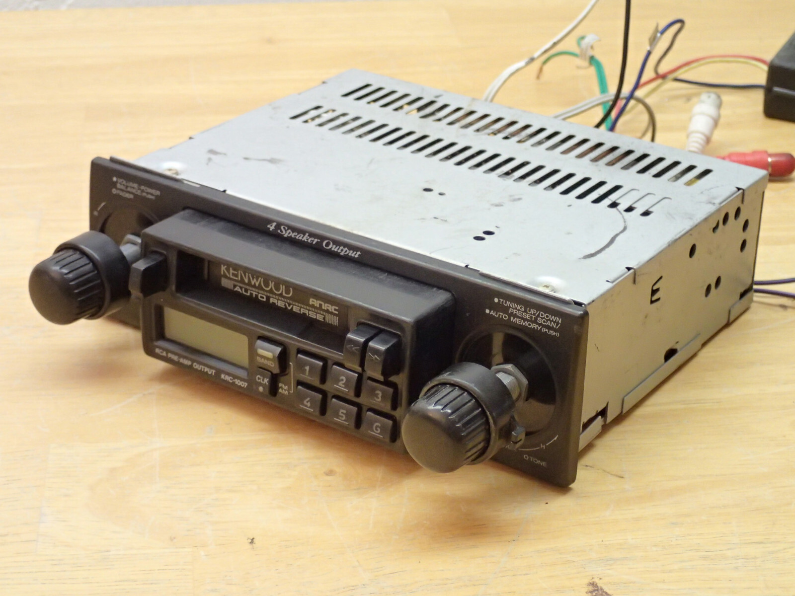 Kenwood KRC-1007 AM FM Cassette 2 Knob Stereo Not Working Project