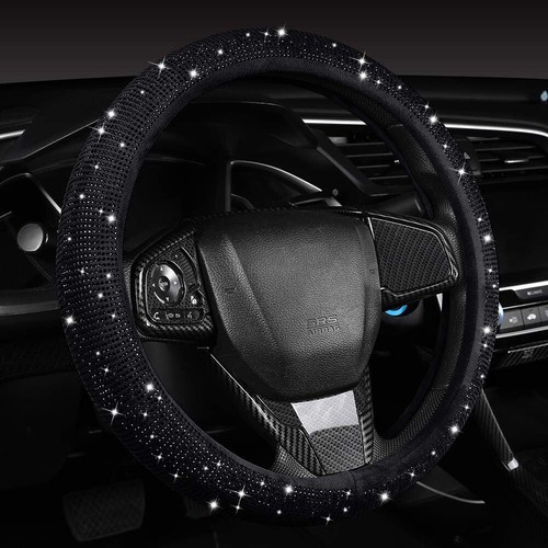 women-s-black-velvet-bling-steering-wheel-cover-with-rhinestones-15