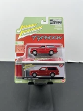 Johnny Lightning 2025 Collector Storage Tin 1992 GMC Typhoon Red Version A