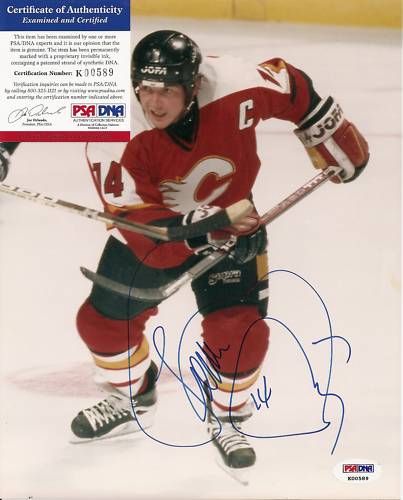 Theo Fleury Signed Calgary Flame Fanatics Jersey (AJ COA) 1989