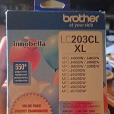 Brother Genuine LC203CL XL Inkjet Color 3-Pack Cyan Magenta Yellow