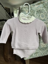 Janie And Jack Lavender 2 Pc Sweater Set 3-6m NWT