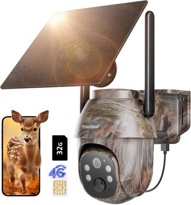 usogood Cellular Trail Camera with Live View & Solar Power, Night Vision