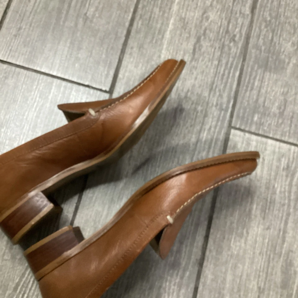 Parade  Brown Leather  Penny Loafers Women's Size 6.5 - Image 4 of 4