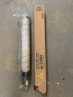 Genuine Ricoh Savin Lanier Printer Cartridge Yellow MP C5502 841752