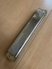 TOMBO Dragonfly 23-Hole Chord Harmonica Key of C Vintage Used