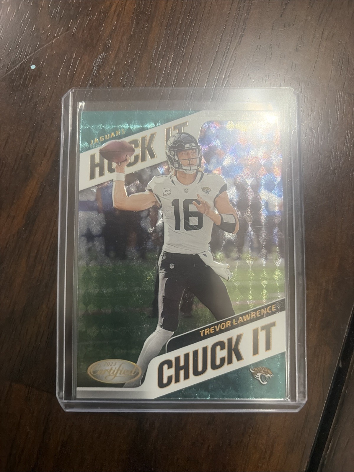 2023 Panini Certified Trevor Lawrence Huck It Chuck It Case Hit SSP