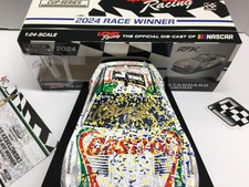 BRAD KESELOWSKI AUTOGRAPHED 2024 6 CASTROL THROWBACK DARLINGTON WIN 1/24
