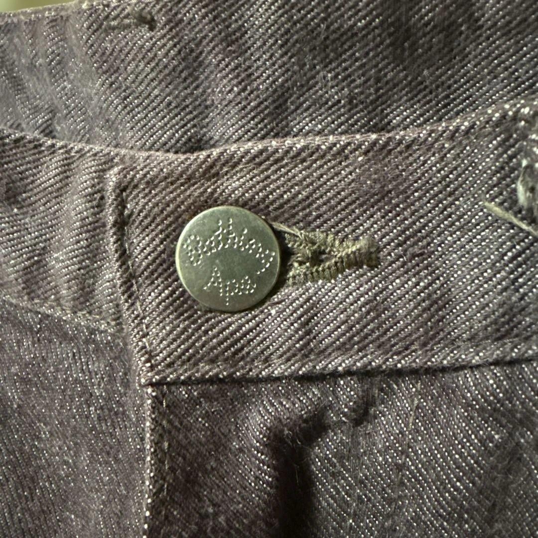 A BATHING APE Denim Pants Jeans Purple Size L BA0226138 thumbnail 4