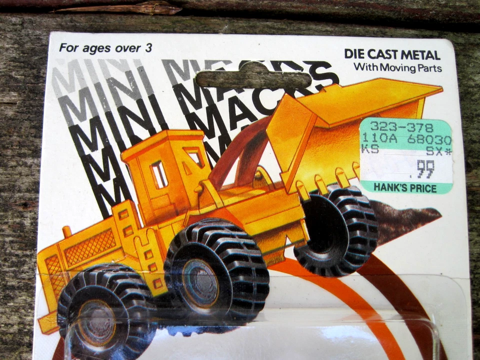 NOS 1981 Intex Recreation Mini Macks Die Cast Metal Scale Models Snowplow - Image 2 of 4