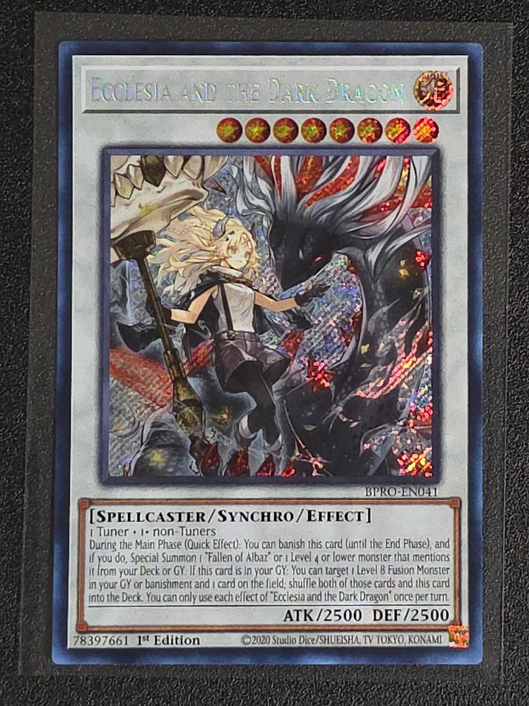 Ecclesia and the Dark Dragon BPRO-EN041 Burst Protocol 1st Edition