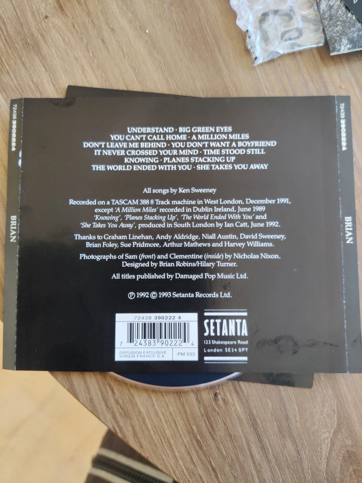 Brian Irish Indie Setanta Records France 1993 - Image 4 of 4