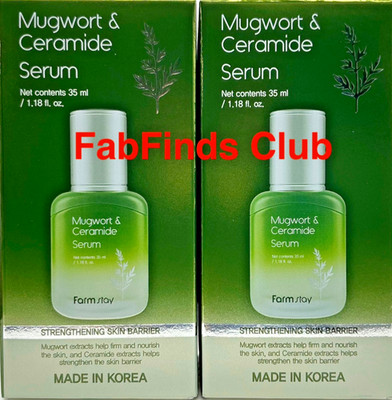 2x Korean Farm Stay Mugwort & Ceramide Facial Serum Exp. 05/2028