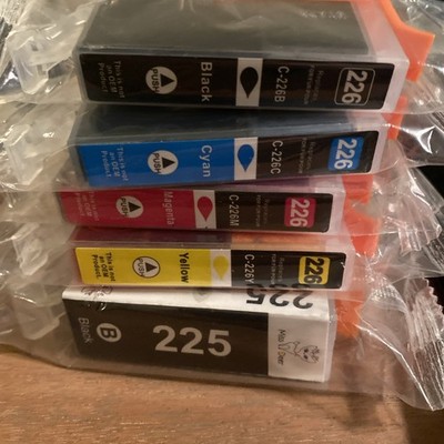 Ink Cartridges Value Pack for PGI-225 CLI-226 Canon MG6120 MG6220 MG8120 MG8220
