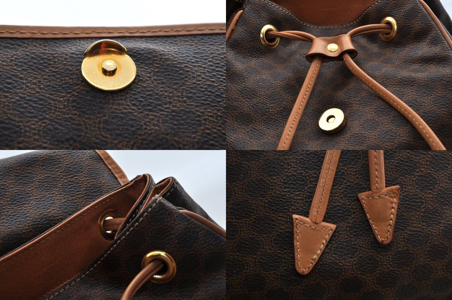 CELINE Celine Macadam Blazon Pattern Backpack PVC… - image 8