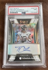TREVOR LAWRENCE 2021 Select Prizm WHITE REFRACTOR RC AUTO SSP /25 PSA 9 🔥 RARE