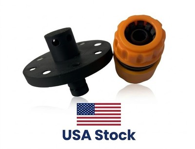 O-Ring Chassis Cleaner Flusher Kit,Magnetic Base & 360°Spinning Nozzle for Truck