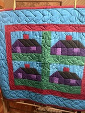 38x42 Amish Hand Stitched Quilt