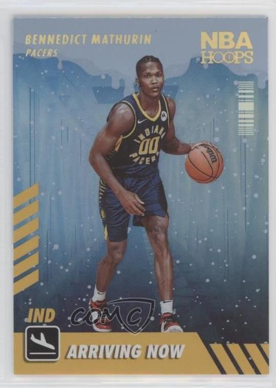 2022-23 Panini NBA Hoops Arriving Now Holo Winter Bennedict Mathurin #6 1f7d