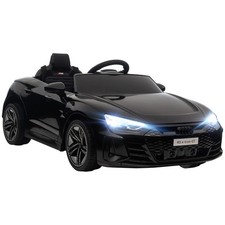 Licensed Audi 12V Electric Ride on Car with Remote Control, Horn Honking, Black