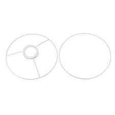 Lamp Shade Ring 200mm Dia. Lampshade Holder Frame Ring for Bulb Light Iron 1 Set